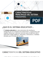 Caracteristicas Principales Del Sistema Educativo