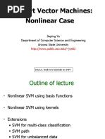 Support Vector Machines: Nonlinear Case