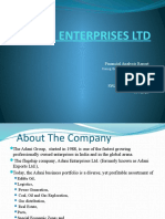 Adani Enterprises LTD: Financial Analysis Report