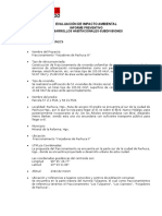 Evaluación de Impacto Ambiental Forjadores Iii