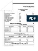 Costos Ganaderia Doble Proposito