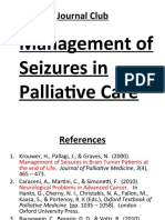 Management of Seizures in Palliative Care: Journal Club