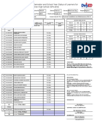 School Form 5A End of Semester and School Year Status of Learners For Senior High School (SF5-SHS)