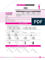 Sample Paper Syllabus 2020-21: Class