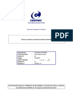 Informe Condicion Laboratorio Quimico Potrerillos