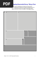 Activity 1: Investigating Exponential Decay: Tiling A Floor: Grade 11 U/C - Unit 5: Exponential Functions