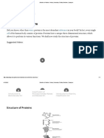 Structure of Proteins - Primary, Secondary, Tertiary Structures, Examples