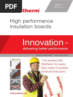 Xtratherm High Performance Instulation Boards