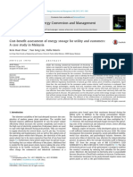 Cost-Benefit Assessment of Energy Storage For Utility and Customers A Case Study in Malaysia