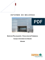 Informe de Mejoras