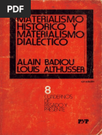 Althusser - Badiou - Materialismo Histórico - Materialismo Dialéctico - 1983 PDF