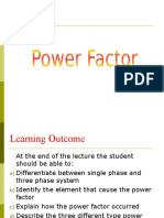 Power Factor & Star Delta