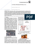 Forensic Case Study of Retaining Wall Failure in Goa