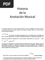 Historia de La Anotación Musical