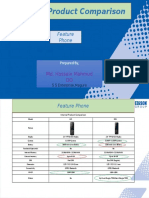 Internal Product Comparison: Feature Phone