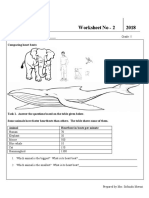 Grade 5 Worksheet 2comparing Heart Beat