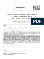 Simulation of CO2 Capture Using MEA Scrubbing A Flowsheet Decomposition Method PDF