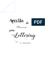 Apostila de Lettering @studywithtai