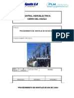 Procedimiento de Montaje de GIS