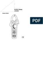 400amp True RMS AC/DC Clamp Meter With IR Thermometer: Model EX623