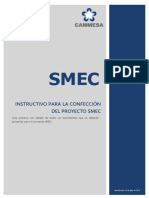 Instructivo Confección Proyecto SMEC