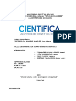 Determinación de Proteínas Plasmáticas