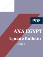 AXA - Medical - AXA Egypt Services Changes For COVID-19 - Update Bulletin - 04.05.20