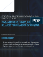 Clase 1 (Edicion y Procesamiento de Audio Digital) PDF