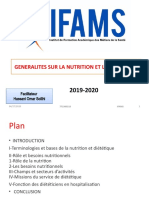 Généralités Sur La Nutrition Et Diététique