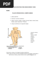 Taller Decimo y Once Edu Fisica