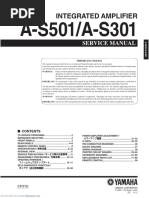 Yamaha A-S301 Service Manual PDF