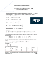 TEST-5 Material F - Test and Chi-Square Test PDF