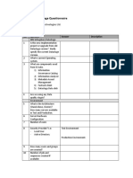 IBM Infosphere Datastage Implementation Questionnaires - 26 Apr