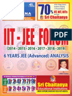 Iit Jee Adv Last 6 Year Analysis PDF