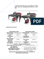 Tarea 1 - Conceptos Básicos Del CNC y Comparación de Máquinas Herramienta