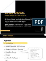 A Deep Dive On Building Notes/Domino Applications With XPages