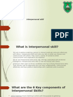 Interpersonal Skill