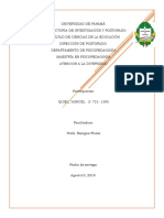 Informe Psicopedagógico