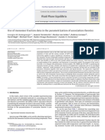 Use of Monomer Fraction Data in The Parametrization of Association Theories