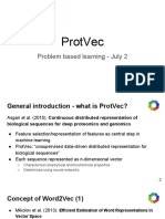 Protvec: Problem Based Learning - July 2