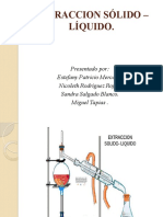 Extraccion Sólido - Líquido