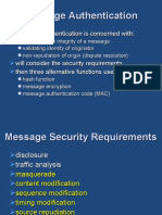 Message Authentication