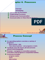 Process Concept Process Scheduling Operations On Processes Cooperating Processes Interprocess Communication Communication in Client-Server Systems