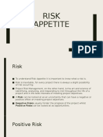 Risk Appetite Presentation