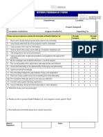 06 - Intern Feedback Form