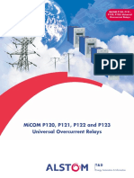 Alstom MiCOM P120, P121, P122 and P123 - Universal Overcurrent Relays