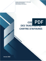 Code Des Taxes Sur Le Chiffre D'affaires 2020