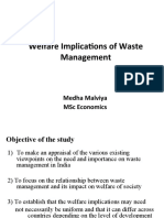 Welfare Implications of Waste Management