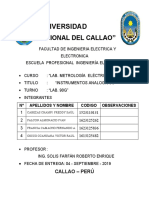 Metrologia Lab 1