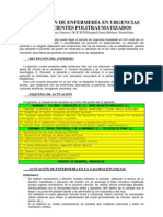 Enfermería en Urgencias de Pacientes Politraumatizados